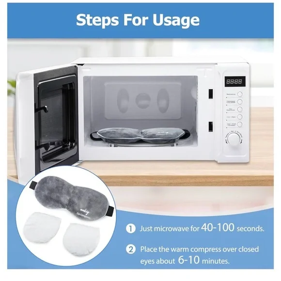 👀 Mokiy Moist Eye Compress Heat Therapy - Picture 10 of 12